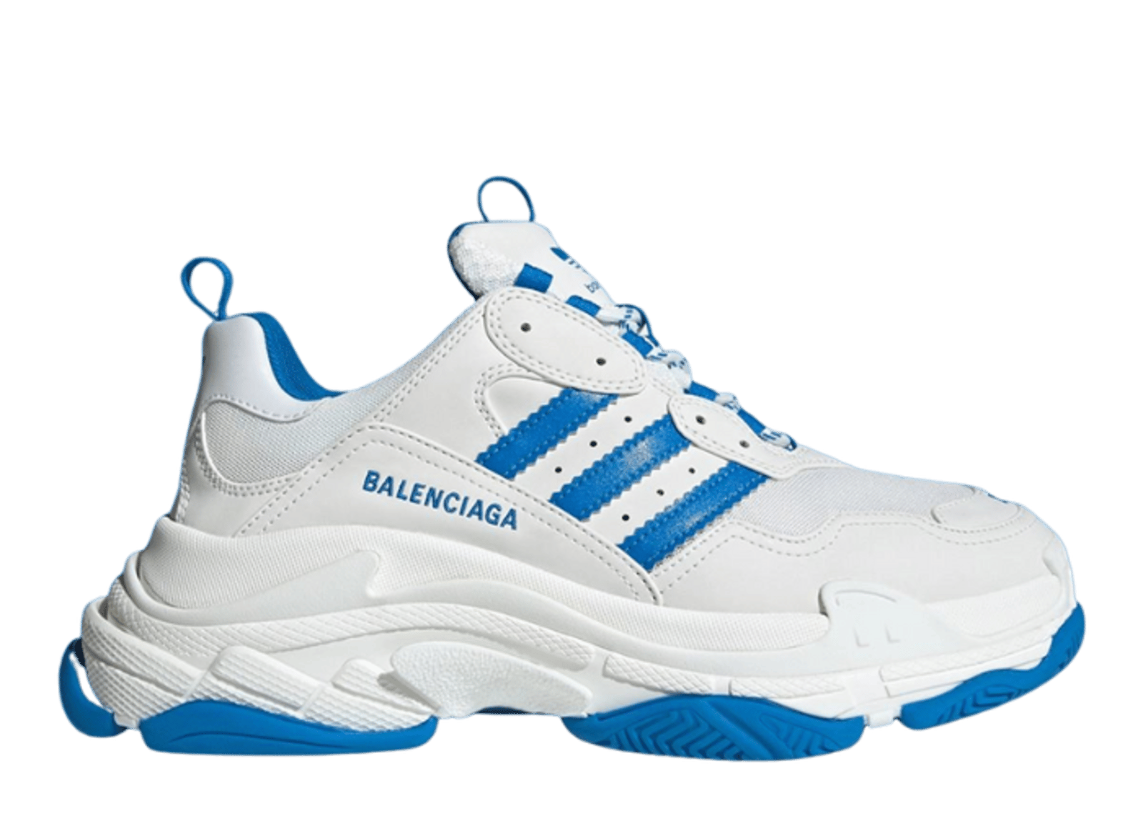 Triple s white blue discount
